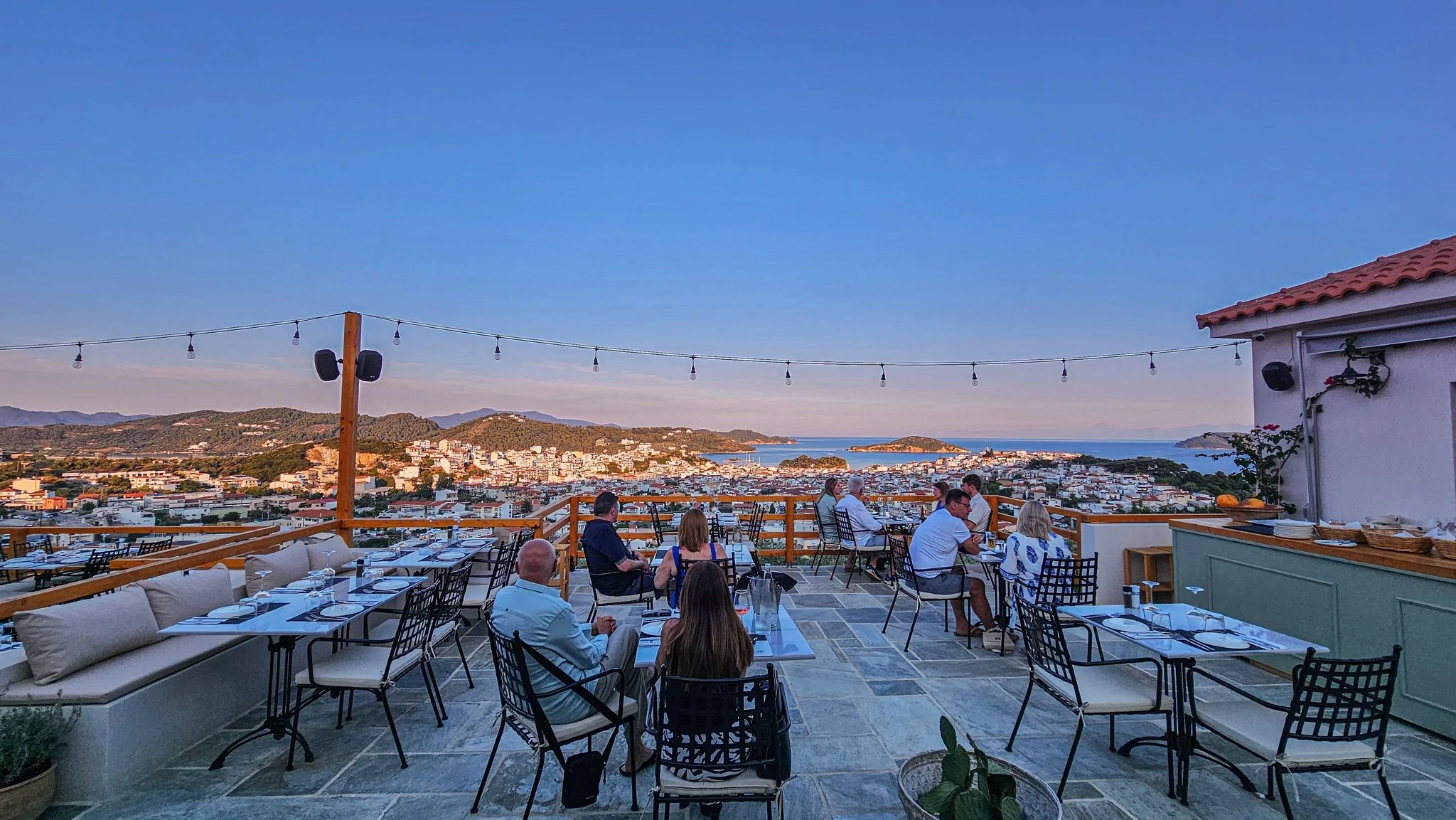 Welcome to Akre, located atop Skiathos. Join our table, with panoramic view of the island. Experience elevated Greek & Mediterranean cuisine against a stunning panoramic backdrop of Skiathos.