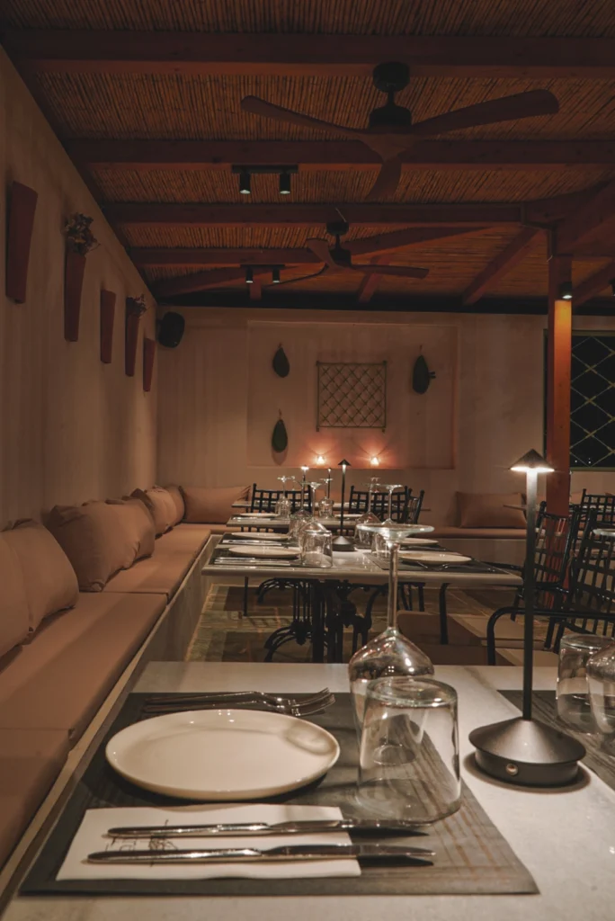 Welcome to Akre, located atop Skiathos. Join our table, with panoramic view of the island. Experience elevated Greek & Mediterranean cuisine against a stunning panoramic backdrop of Skiathos.